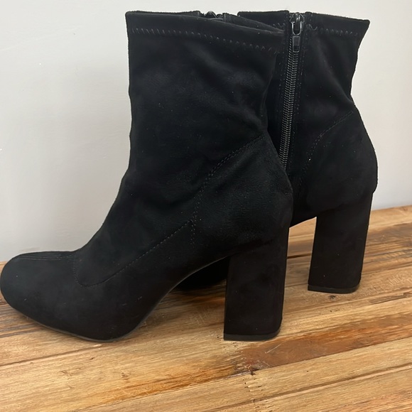 MIA Black Suede Ankle Boots - Picture 3 of 6